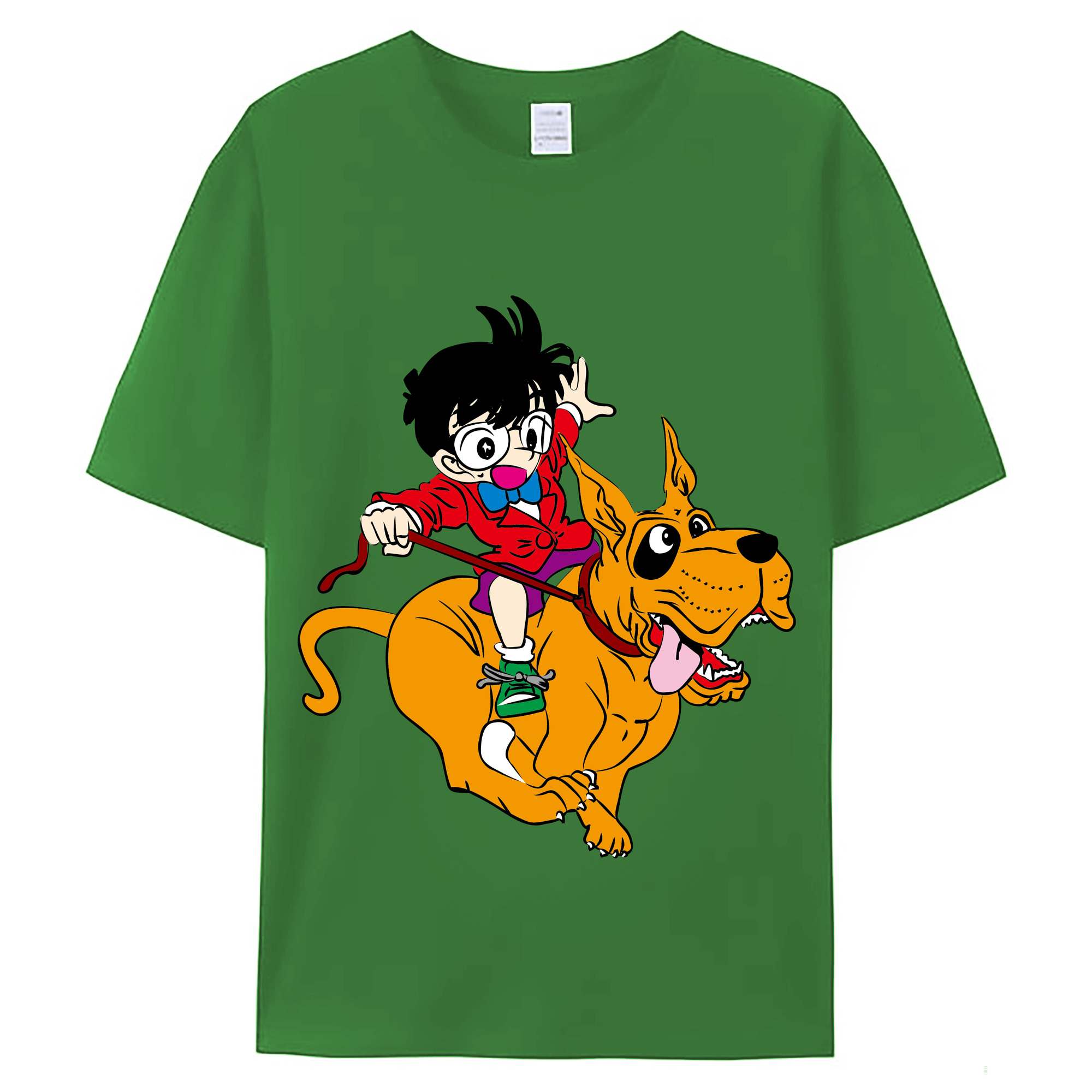 （画像用） 名探偵コナン 江戸川 コナン Detective Conan Conan Edogawa レディースカジュアルプリントTシャツ（綿100％）